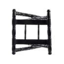 Tablecraft 11521 30 3/4" Folding Tray Stand w/ Black Straps, Black thumbnail 6