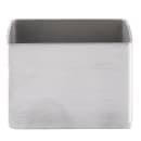 Tablecraft 1157 Rectangular Sugar Caddy - Stainless Steel, Silver thumbnail 4