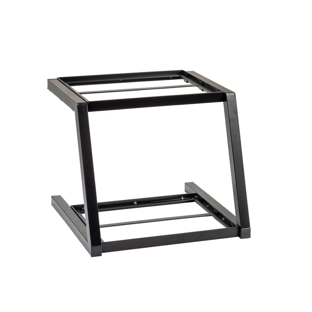 Tablecraft 11622 2 Tier Grab & Go Frame for Half Size Gastronorm Crates - 15 1/4" x 15 1/4", Steel, Black