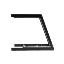 Tablecraft 11622 2 Tier Grab & Go Frame for Half Size Gastronorm Crates - 15 1/4" x 15 1/4", Steel, Black thumbnail 3