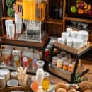 Tablecraft 11622 2 Tier Grab & Go Frame for Half Size Gastronorm Crates - 15 1/4" x 15 1/4", Steel, Black thumbnail 8