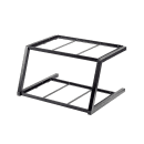 Tablecraft 11623 2 Tier Grab & Go Frame for Full Size Gastronorm Crates - 23 1/2" x 17 3/4", Steel, Black thumbnail 2