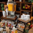 Tablecraft 11623 2 Tier Grab & Go Frame for Full Size Gastronorm Crates - 23 1/2" x 17 3/4", Steel, Black thumbnail 6