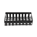 Tablecraft 11696 Rectangular Basket - 20 3/4" x 12 3/4", Steel, Black thumbnail 3