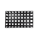 Tablecraft 11696 Rectangular Basket - 20 3/4" x 12 3/4", Steel, Black thumbnail 4