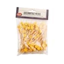 Tablecraft 11761 4 1/2" Bamboo Flowers Pick, Yellow thumbnail 3