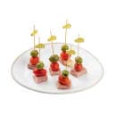 Tablecraft 11762 4 1/2" Bamboo Cheese Pick, Yellow thumbnail 4