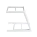 Tablecraft 11795 2 Tier Grab & Go Frame for Half Size Gastronorm Crates - 15 1/4" x 15 1/4", Steel, White thumbnail 2