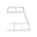 Tablecraft 11795 2 Tier Grab & Go Frame for Half Size Gastronorm Crates - 15 1/4" x 15 1/4", Steel, White thumbnail 3