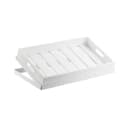 Tablecraft 11798 Display Frame for Gastronorm Crates - 22" x 13 1/2", Steel, White thumbnail 4