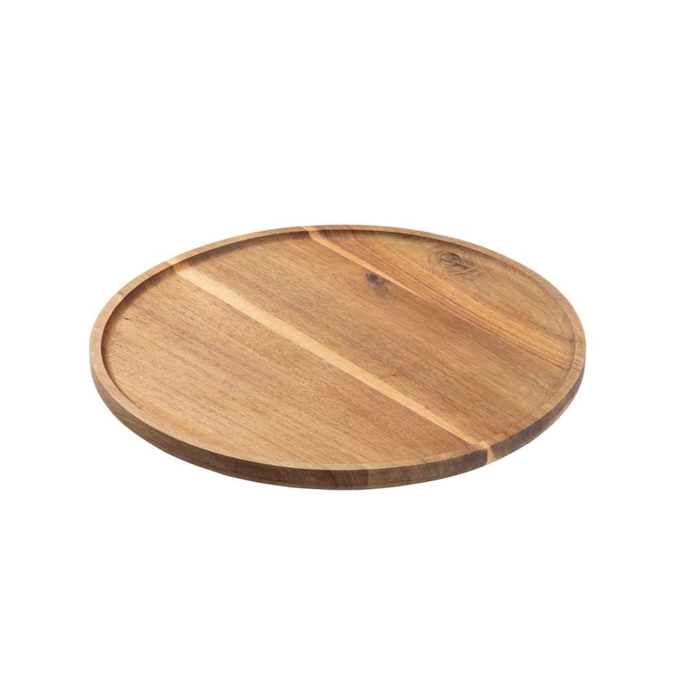 Tablecraft 11828 13" Lazy Susan - Acacia Wood