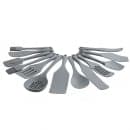 Tablecraft 11841 8 1/4" Basting Brush - Silicone, Gray thumbnail 5