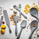 Tablecraft 11841 8 1/4" Basting Brush - Silicone, Gray thumbnail 7