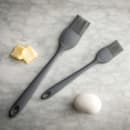 Tablecraft 11842 10 3/4" Basting Brush - Silicone, Gray thumbnail 6