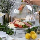 Tablecraft 11885 12 3/4" Round Cake Stand - 5 1/4"H, SAN, Clear thumbnail 5