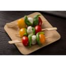 Tablecraft 123456 5" Square Disposable Plate, Bamboo thumbnail 6