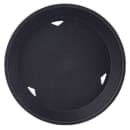 Tablecraft 13759BK 9" Round Platter Basket , Polypropylene, Black thumbnail 3
