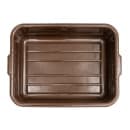 Tablecraft 1529BR Bus Box - 21 1/2" x 15 3/4" x 5", Brown thumbnail 2