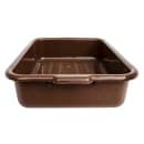 Tablecraft 1529BR Bus Box - 21 1/2" x 15 3/4" x 5", Brown thumbnail 3