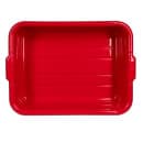 Tablecraft 1529R Bus Box - 21 1/2" x 15 3/4" x 5", Red thumbnail 3
