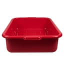 Tablecraft 1529R Bus Box - 21 1/2" x 15 3/4" x 5", Red thumbnail 4