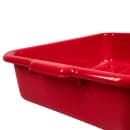 Tablecraft 1529R Bus Box - 21 1/2" x 15 3/4" x 5", Red thumbnail 6
