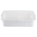 Tablecraft 1529W Bus Box - 21 1/2" x 15 3/4" x 5", White thumbnail 3