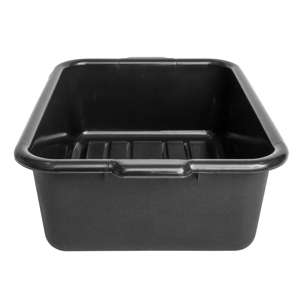 Tablecraft 1537E Bus Box - 21 1/2" x 15 3/4" x 7", Black