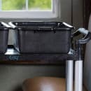 Tablecraft 1537E Bus Box - 21 1/2" x 15 3/4" x 7", Black thumbnail 7