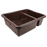 Tablecraft 1547B Bus Box w/ (2) Compartments - 21 1/2" x 17" x 7", Black thumbnail 6