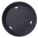 Tablecraft 157510BK 10 1/2" Round Platter Basket w/ Base, Polypropylene, Black thumbnail 3