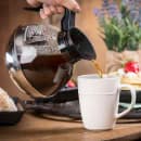 Tablecraft 18 64 oz Coffee Decanter, Poly w/ Stainless Base, Black Handle thumbnail 6