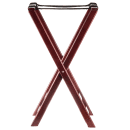 Tablecraft 21 Tray Stand, Teakwood, 2 Bottom Crossbars, Washable, Replaceable Webbing thumbnail 2