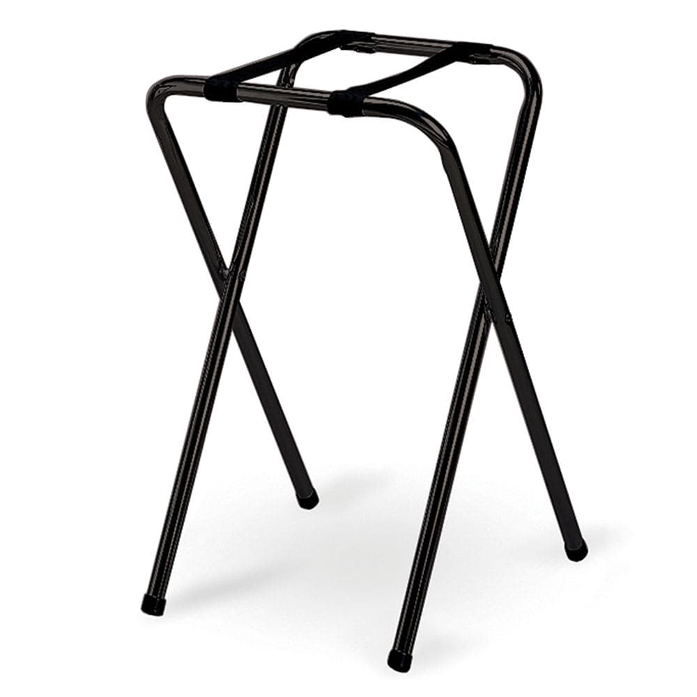 Tablecraft 23BK Tray Stand w/ Black Powder Coated Metal, Single Bar