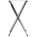 Tablecraft 24 Tray Stand w/ Chrome Plated, Tubular Construction, Double Bar thumbnail 2