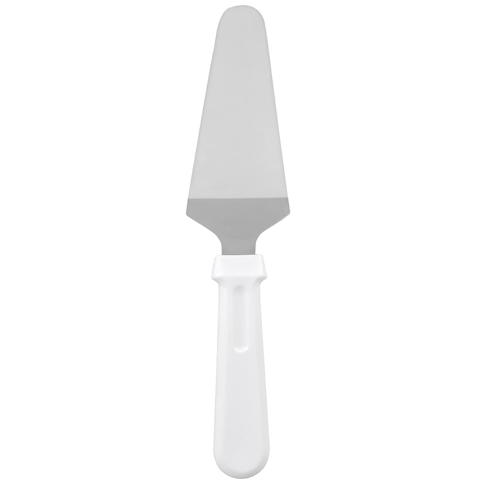 Tablecraft 242W 11" Server, Stainless Steel Blade, White ABS Handle
