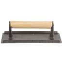 Tablecraft 3033 Cast Iron Steak Weight w/ Wood Handle thumbnail 5