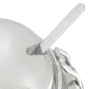 Tablecraft 357 Round 6 oz Condiment Server - Clear/Silver thumbnail 6