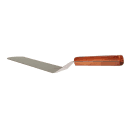 Tablecraft 4100S Food Turner w/ Wood handle, Solid, Stainless Steel Blade thumbnail 3