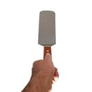 Tablecraft 4100S Food Turner w/ Wood handle, Solid, Stainless Steel Blade thumbnail 4