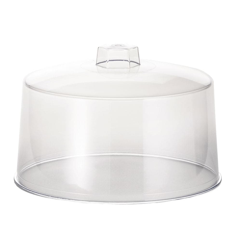 Tablecraft 421 Styrene Cake Cover, 12 x 7 1/2", Plastic Handle