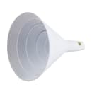 Tablecraft 5 2" to 6" Funnel Set - Plastic, White thumbnail 2
