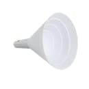 Tablecraft 5 2" to 6" Funnel Set - Plastic, White thumbnail 3