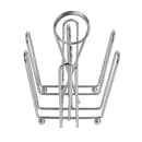 Tablecraft 597C 4 Compartment Rectangular Condiment Caddy - Chrome Plated Wire thumbnail 2