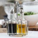 Tablecraft 600 6 oz Cruet w/ Stainless Steel Top - Glass, Clear thumbnail 7