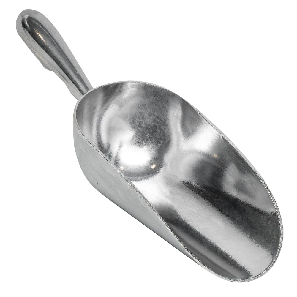 Tablecraft 605 5 oz Round Ice Scoop - Aluminum