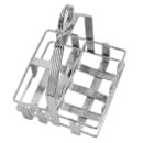 Tablecraft 606R 2 Compartment Rectangular Condiment Caddy - Chrome Plated thumbnail 5