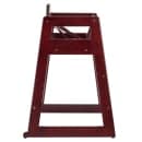 Tablecraft 6464062 29" Stackable Wood High Chair w/ Waist Strap - Rubberwood, Mahogany thumbnail 3