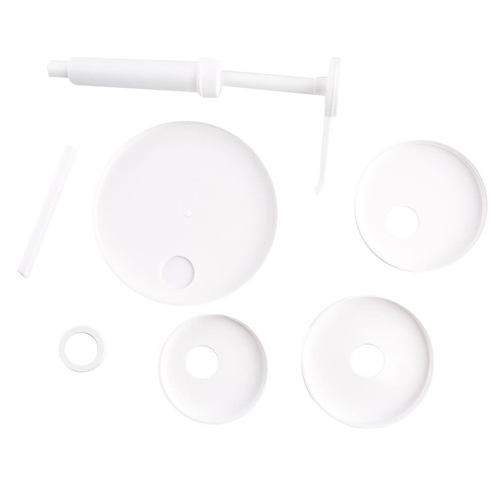 Tablecraft 662K Pump Style Condiment Dispenser w/ (1) 1 oz/Stroke, Plastic