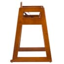 Tablecraft 6666063 29" Stackable Wood High Chair w/ Waist Strap - Rubberwood, Walnut thumbnail 3
